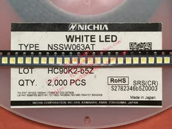 100pcs/ NICHIA Japan Asia NSSW063AT Patch 1210/3528 Special Highlight Positive White Light LED Lamp Beads for Automobiles