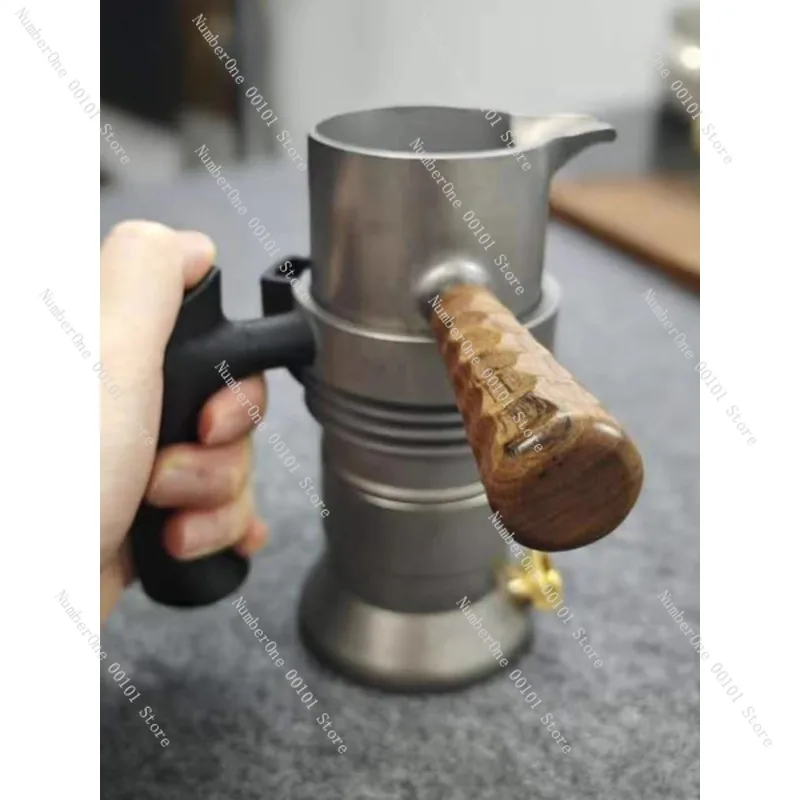 Coffee Pot High Pressure Stainless Steel & Titanium Alloy Jet Steam Extraction Outdoor