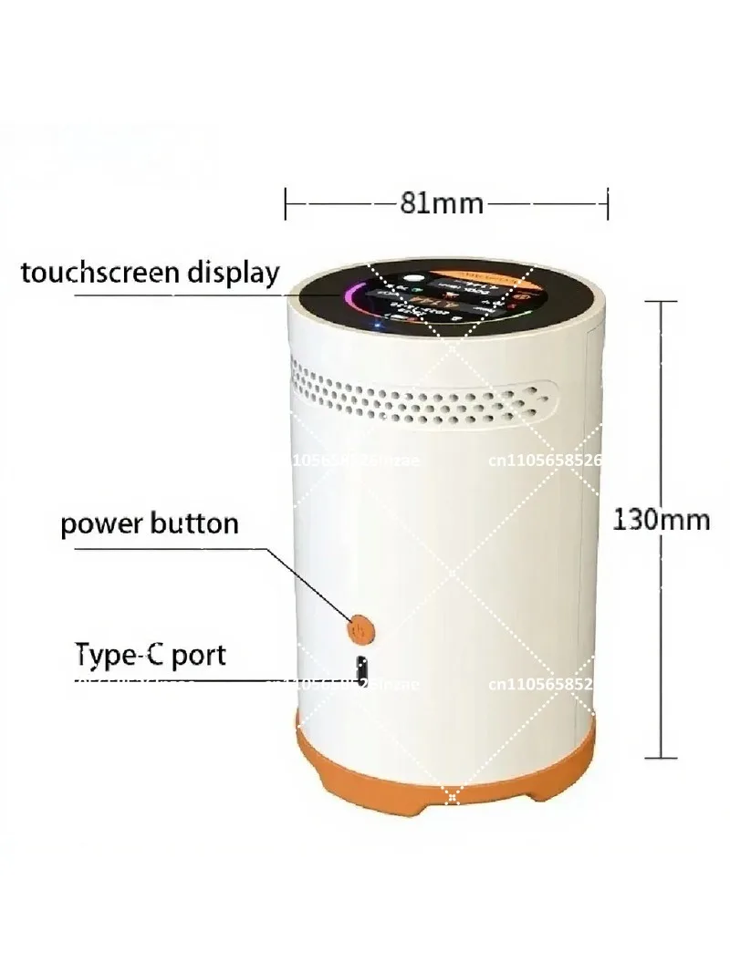 Radon Detector for Home Air Quality Monitoring, Touchscreen Real-Time Accurate Radon Level Tester