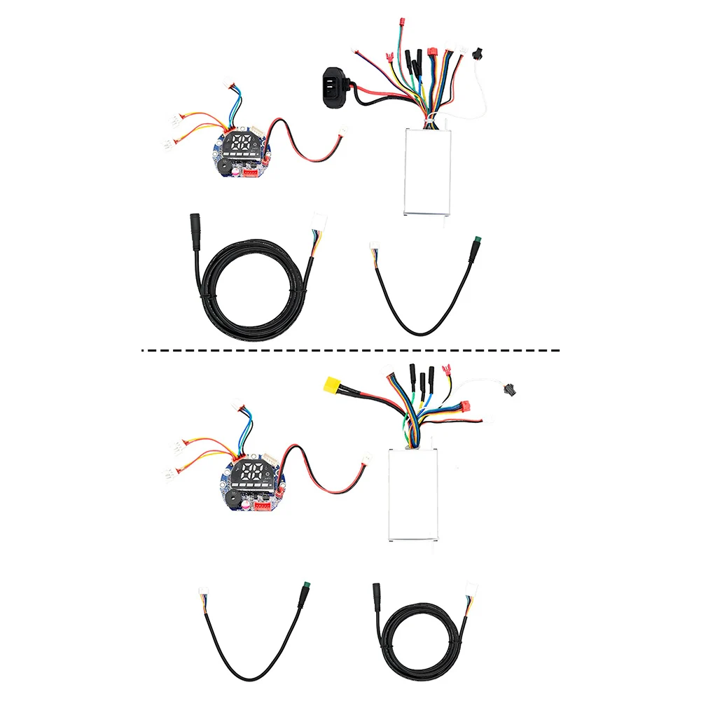 Electric Scooter Controller Dial Display Metal Board Mainboard Circuit Board Connection Cable Set Replace Supplies