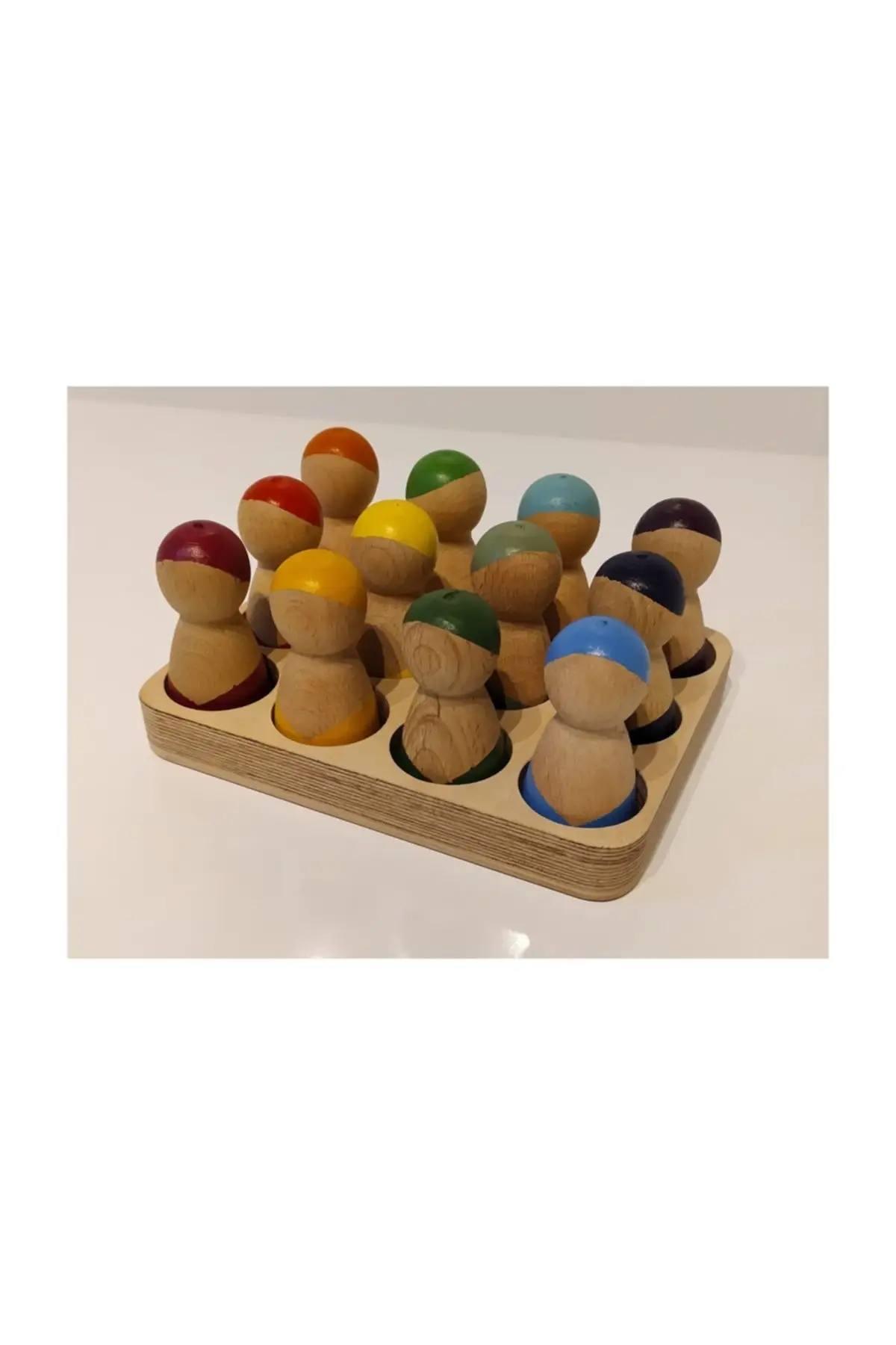 12 li waldorf arco-íris figuras humanas