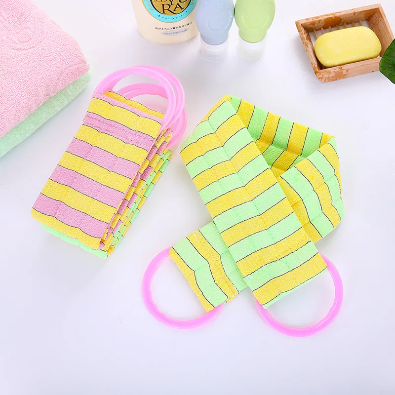 الطبيعية لينة التقشير اللوف حزام الظهر اللوف منشفة استحمام دش تدليك سبا الغسيل دش الإسفنج الجسم الجلد الصحة نظيفة