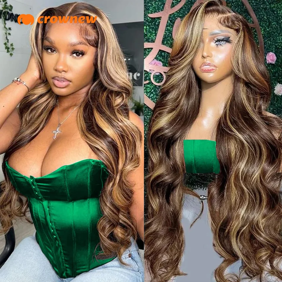 Body Wave Human Hair Wigs Highlight Wig Human Hair 13X4 Lace Frontal Human Hair Wig Hd Lace Front Human Hair Wigs Cheap Wigs