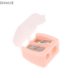 Double Hole Pencil Sharpener,Eyebrow Pencil Eyeliner Stationery Knife Variety Pen Sharpening Office School Supply
