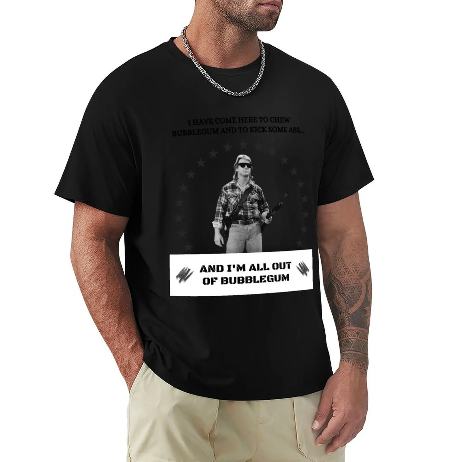 

Roddy Piper-They Live T-Shirt Sweat Absorbing Sports Tee Shirt