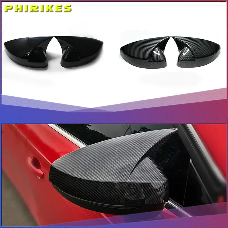 

Car Styling Door Side Wing Rearview Mirror Cover Cap Decoration Trim Shell for Audi A3 S3 8V RS3 2013 2014 2015 2016 2017 2018