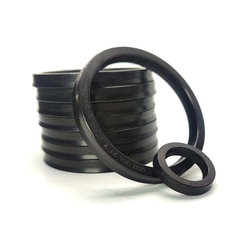 USH Series NBR U/Y Seals, Hydraulic Oil Seal Ring, U-Shaped Y-Shaped Rubber Seal, Heat/Oil/Dust Proof, for Shaft/Piston - Image 4
