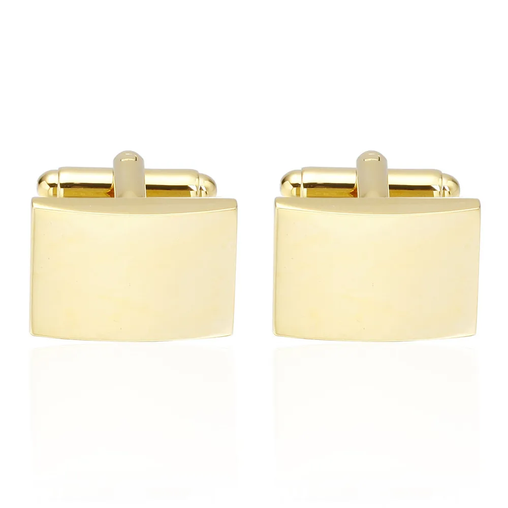 Square Cufflinks High Quality Sleeve Button Engineer Business Banquet Golden Accessories Wholesale