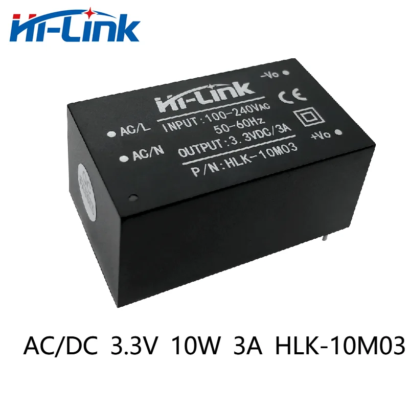 Hi-Link 3.3V 10W 3A Output AC/DC  HLK-10M03 Low Power Consumption,High Efficiency,High Power Density.