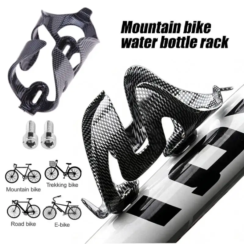 

Держатель для велосипедной бутылки из 3K карбона, сверхлегкий, для шоссейных и горных велосипедов, с 2 винтами