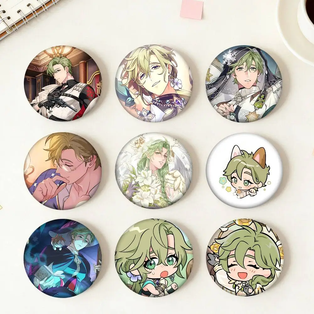 O-Olivine Nu Carnival Cartoon Round Badge Creative Brooch Clothing Backpack Accessories Lapel Pin
