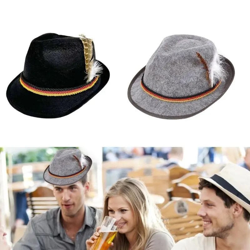 

L5YA Classical Beer Hat Oktoberfest Festival Headdress Beer Game Widget