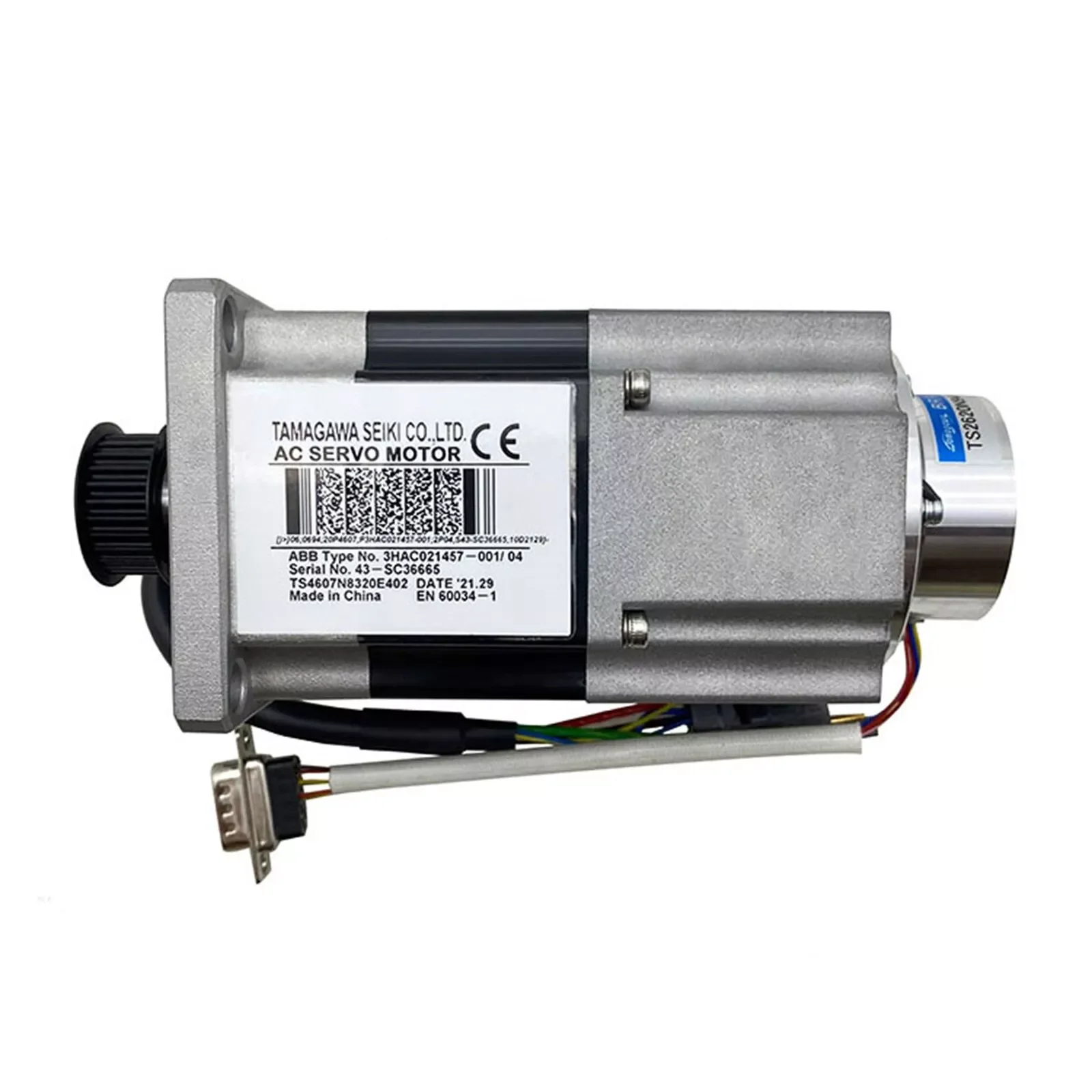 

3HAC021800-003 (3HAC021457-001 Pulley) AC Servo motor for ABB IRB1600 robot