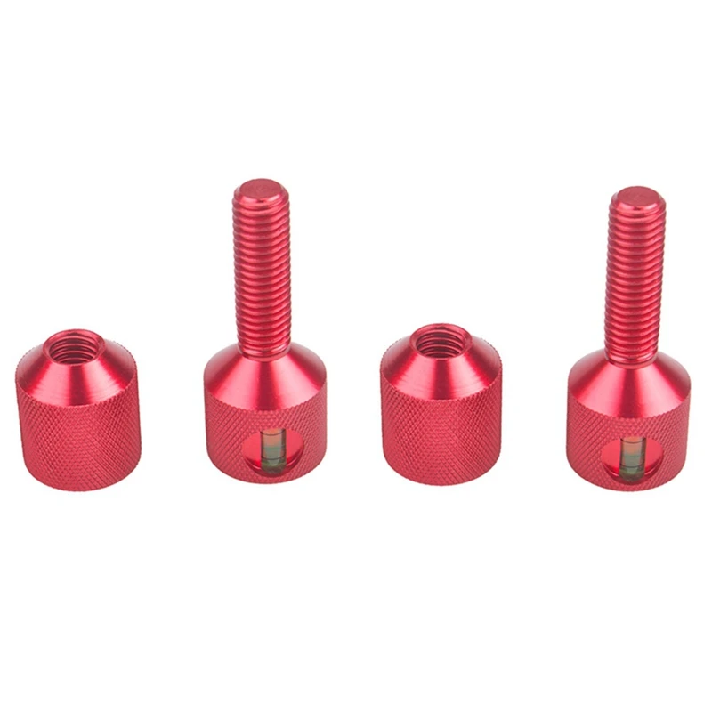 Set dua lubang Pin 1-1/8 inci aluminium 6061 2 lubang Flange Pin pelurus dengan Level