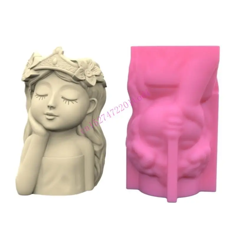 

M76B Girls Holder Holder Flower Pot Prosm Плесени сочные плантаторы Пластики изготовление инструмента