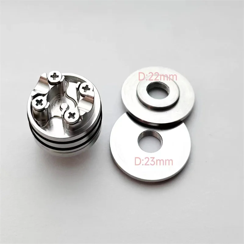 قاعدة رقيقة V2 بنمط YFTK لفلاش e-Vape ، V4.5 V4.5S Plus بخاخ خزان RTA MTL ، ملحق قلم Vape من الفولاذ المقاوم للصدأ