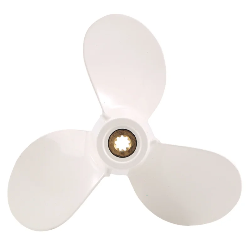 A09E-7 1/2X7 For 4Hp 5Hp 6Hp For Yamaha 9 Tooth Spine Aluminium Propellers Outboard Boat Motors Marine Propeller 6E0-45943-01-El
