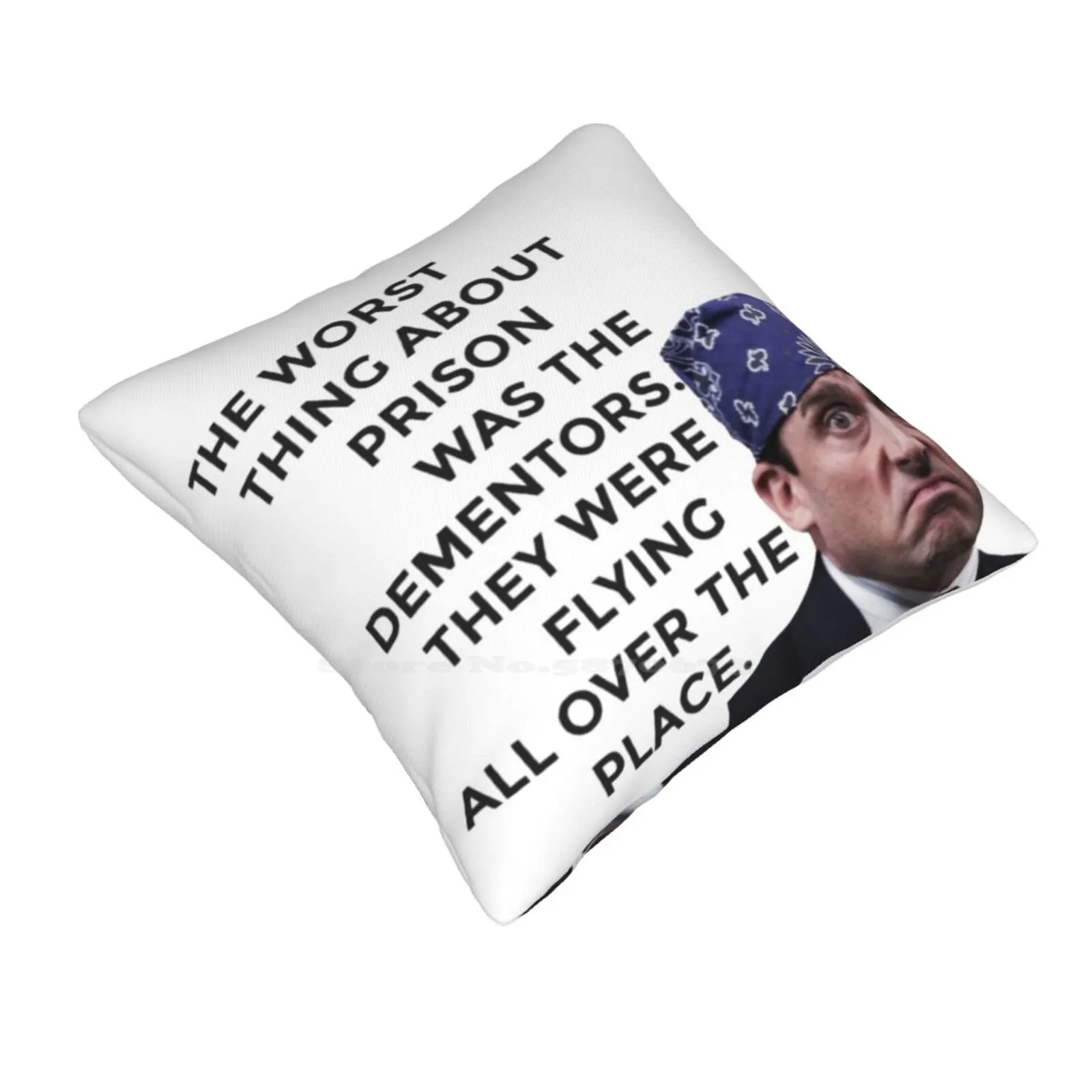 Prison Mike / Michael-The Office Us Bedroom Office Hug Pillowcase Steve Carell Prison Mike Tumblr Funny Actor Tv Show Humour