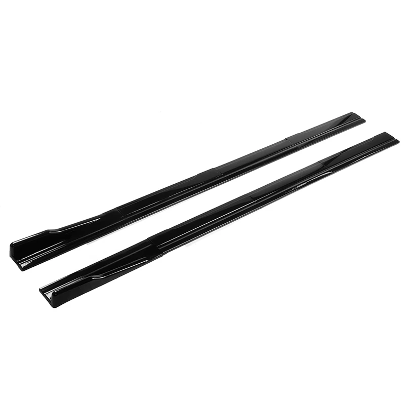 High Quality 8pcs 2.2m Car Side Skirt Extension Splitter Winglet Side Wing Bumper Lip For BMW G30 G31 M Sport 2017-2019
