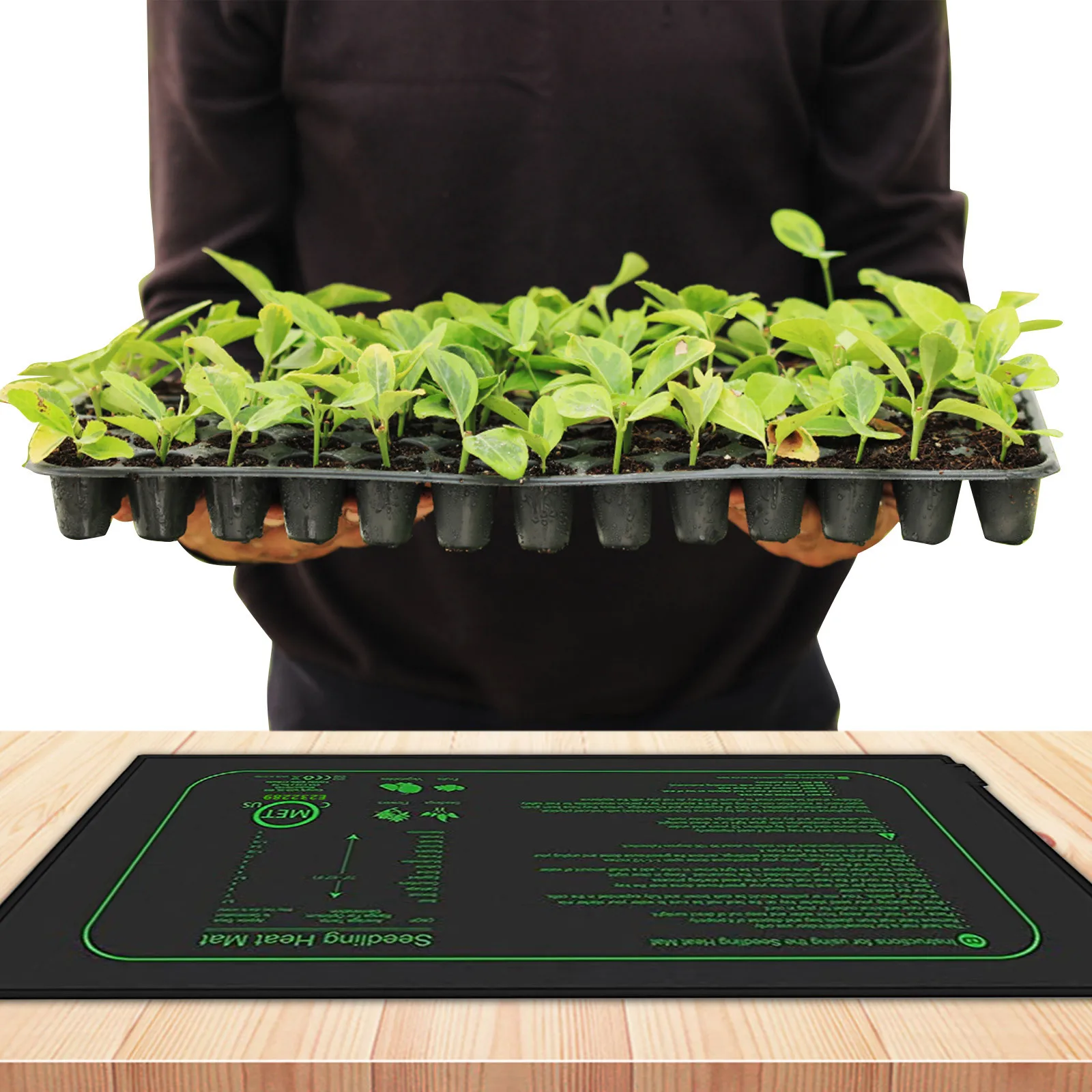 Seedling Heat Mat For Seed Starting,10 Inch X 20.75 Inch Waterproof Heating Pad For Indoor Plants Germination