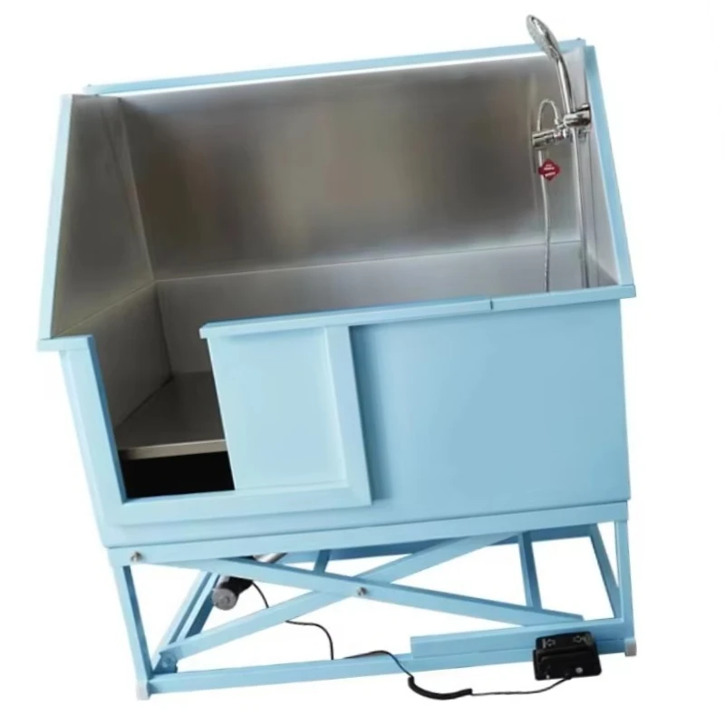 

Stainless Steel Eco-Friendly Pet Grooming Tubs Dog Bathing Station With Door For Pet Salon UseHot-Selling Model