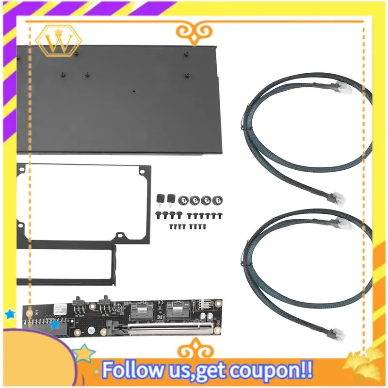 

A01K-Oculink/Slimsas Графическая док-станция с кронштейном Внешняя видеокарта GDS1-SFX Блок питания PCIE4.0 X16 Кронштейн для видеодок