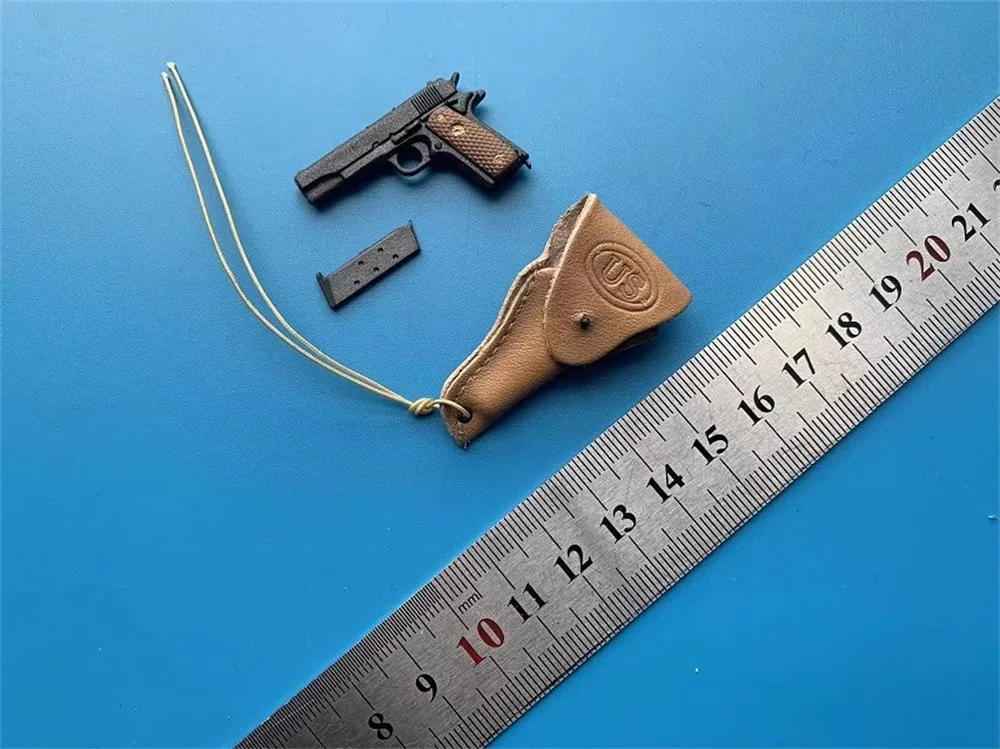 For Sale 1/6th WWII US. Soldier Doll The Secondary Weapon M1911 Holster PVC Material Not Real For 12