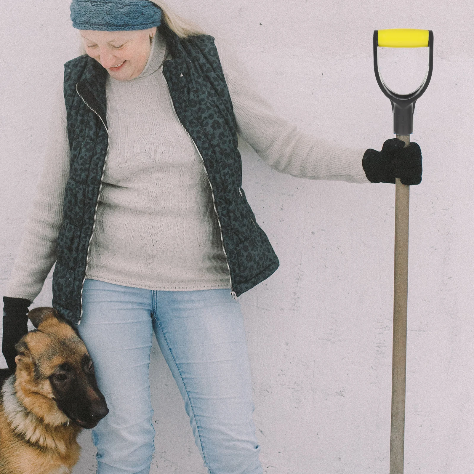 

1pcs Shovel Handle Replacement Garden Spade Handle Plastic For Gardening Ergonomic Grip Lightweight Durable Outdoor Use