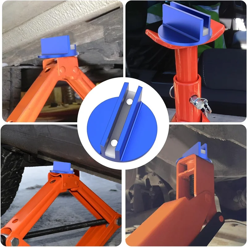 

1Pcs Universal Nonslip Magnetic Grooved Jack Pad, 0.39 Inch Width, For Car SUV Truck Pickup Pinch Weld Adapter