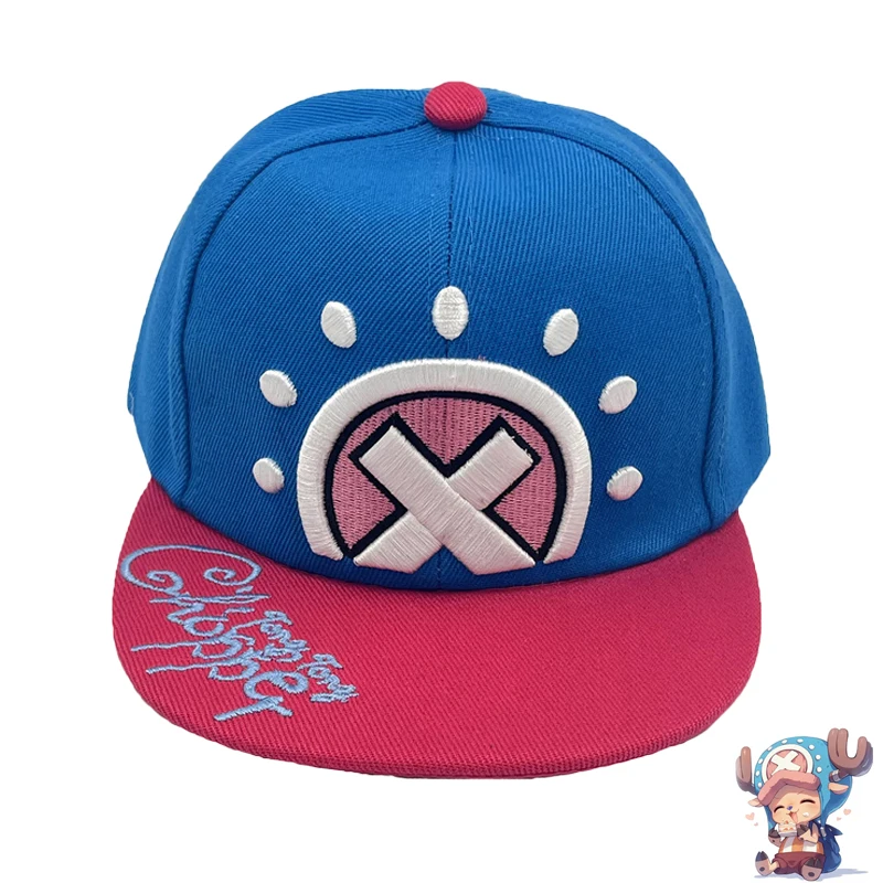 Gorra de Béisbol de Anime One Piece Chopper Luffy para Adultos, Gorra Plana, Gorra Hip Hop, Gorra para el Sol, Mercancía de Anime