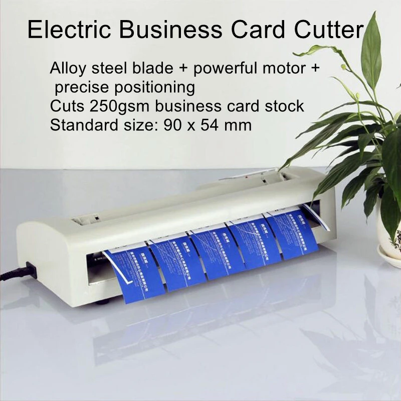 Electric Business Card Cutter, Semi-Automatic Business Card Cutter 300B, Business Card Cutter, Business Card Maker