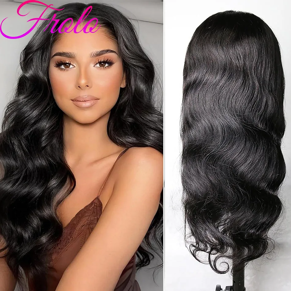 220% Плотность Объемная волна V Часть Парики Человеческие волосы Для женщин Полный зажим на половину парика Без несмывания Объемная волна Парик для чернокожих женщин