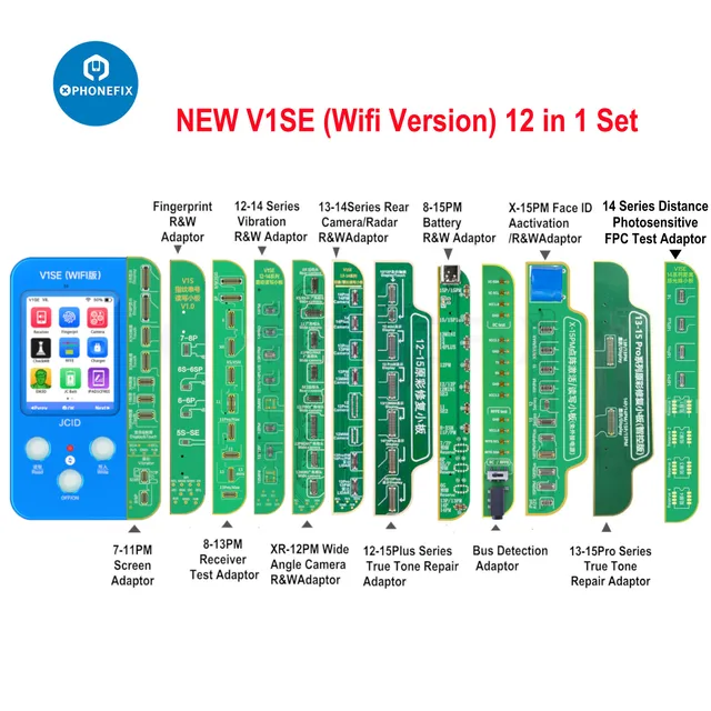 JC V1SE Wifi Programmer for iPhone 11 12 13 14 15 16 17Pro Max