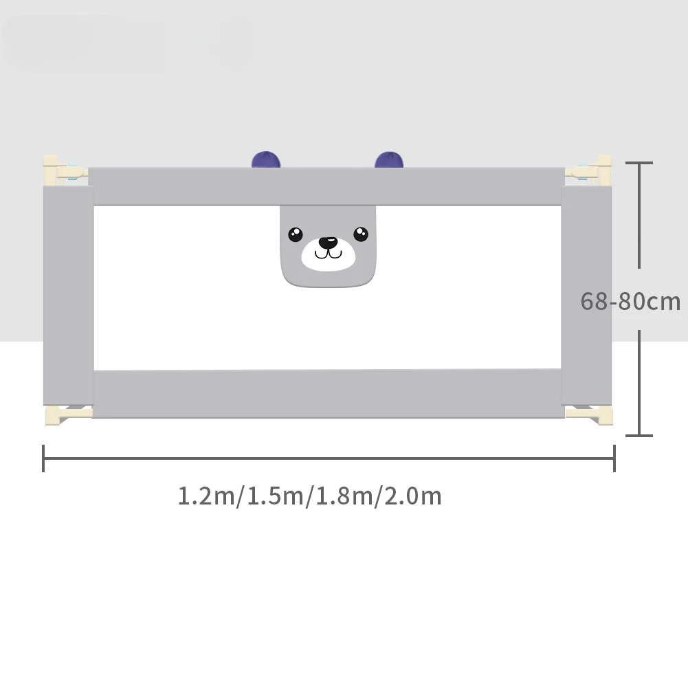 Pelindung rel tempat tidur 3 Set, pelindung sudut tempat tidur untuk kereta dorong bayi