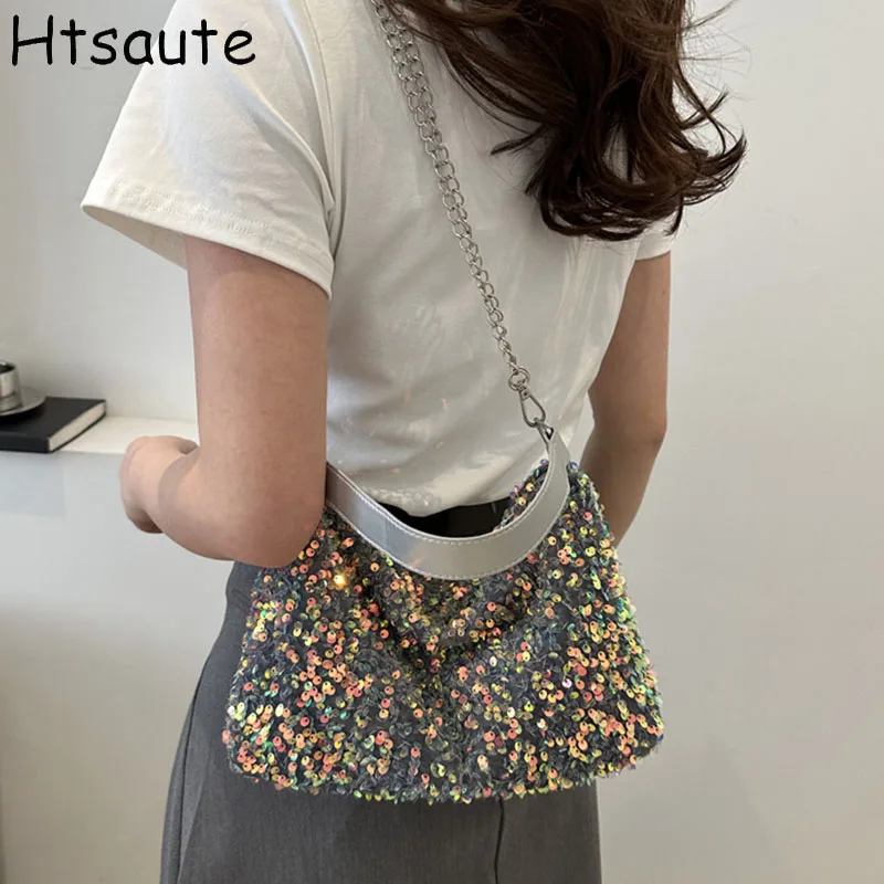 Women Handbag Casual Underarm Bag Commuter Bucket Bags Women New Style Pu Leather Women's Bag Large Capacity Tote Top-handle