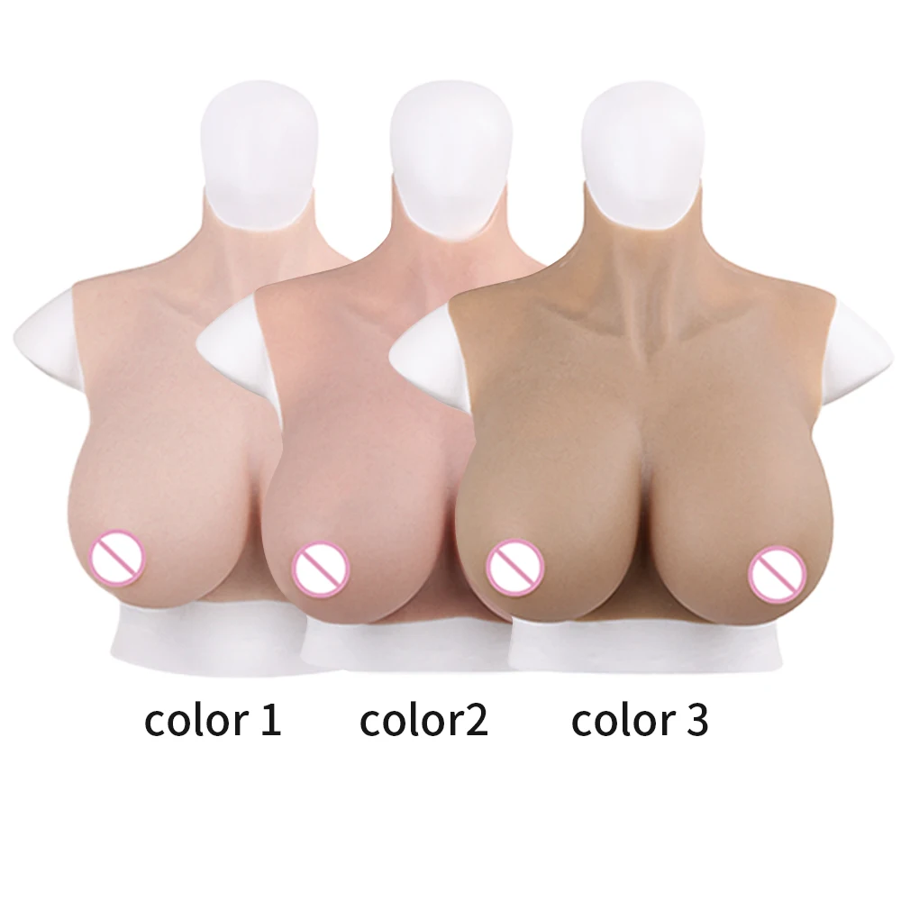 Realistic Silicone Breast Forms Fake Boobs Tits Enhancer Transgender Sissy Drag Queen Crossdresser Breastplates