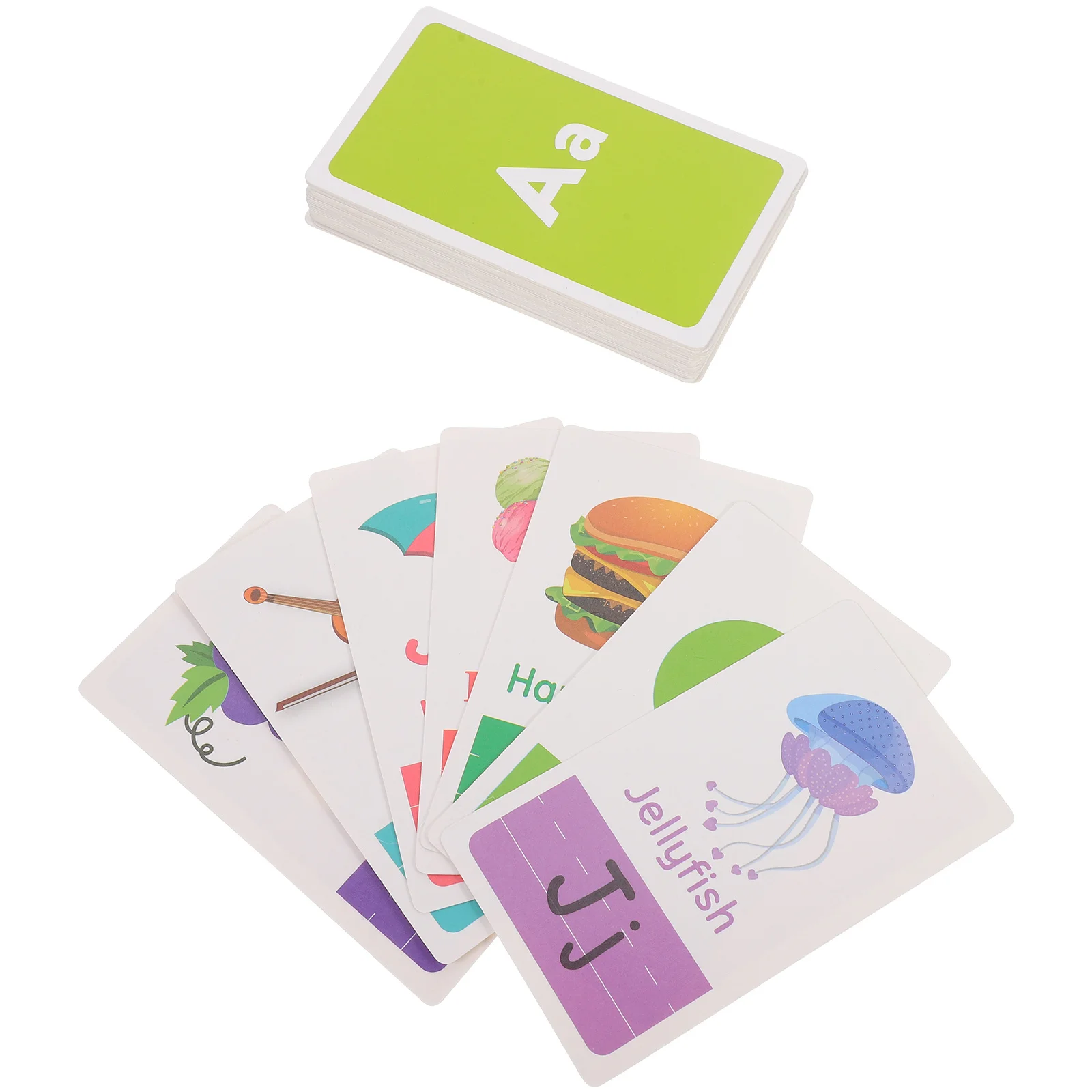 58 Stück pädagogische Flash-Karten für Kinder, frühes Lernen, Erkennungskarten, Zahlen, Buchstabenform, Farbe, kognitive Fähigkeiten, Spiele