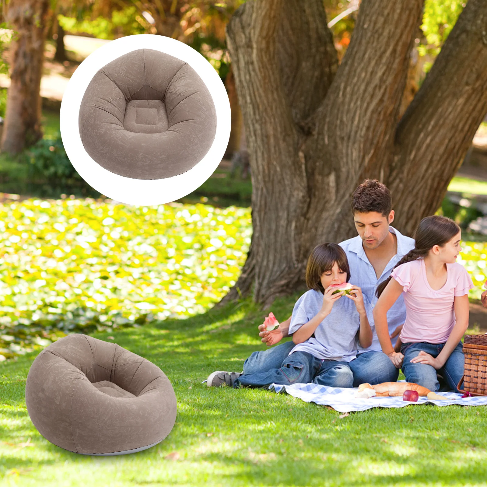 

Bean Bag Inflatable Sofa Chair Outdoor Leisure Couches Seat Cushion Pvc Furniture