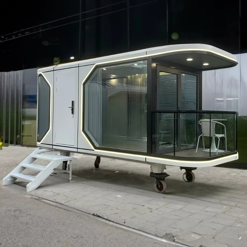 Sala de villa prefabricada futurista moderna para el hogar móvil personalizable de fábrica 2025 a la venta