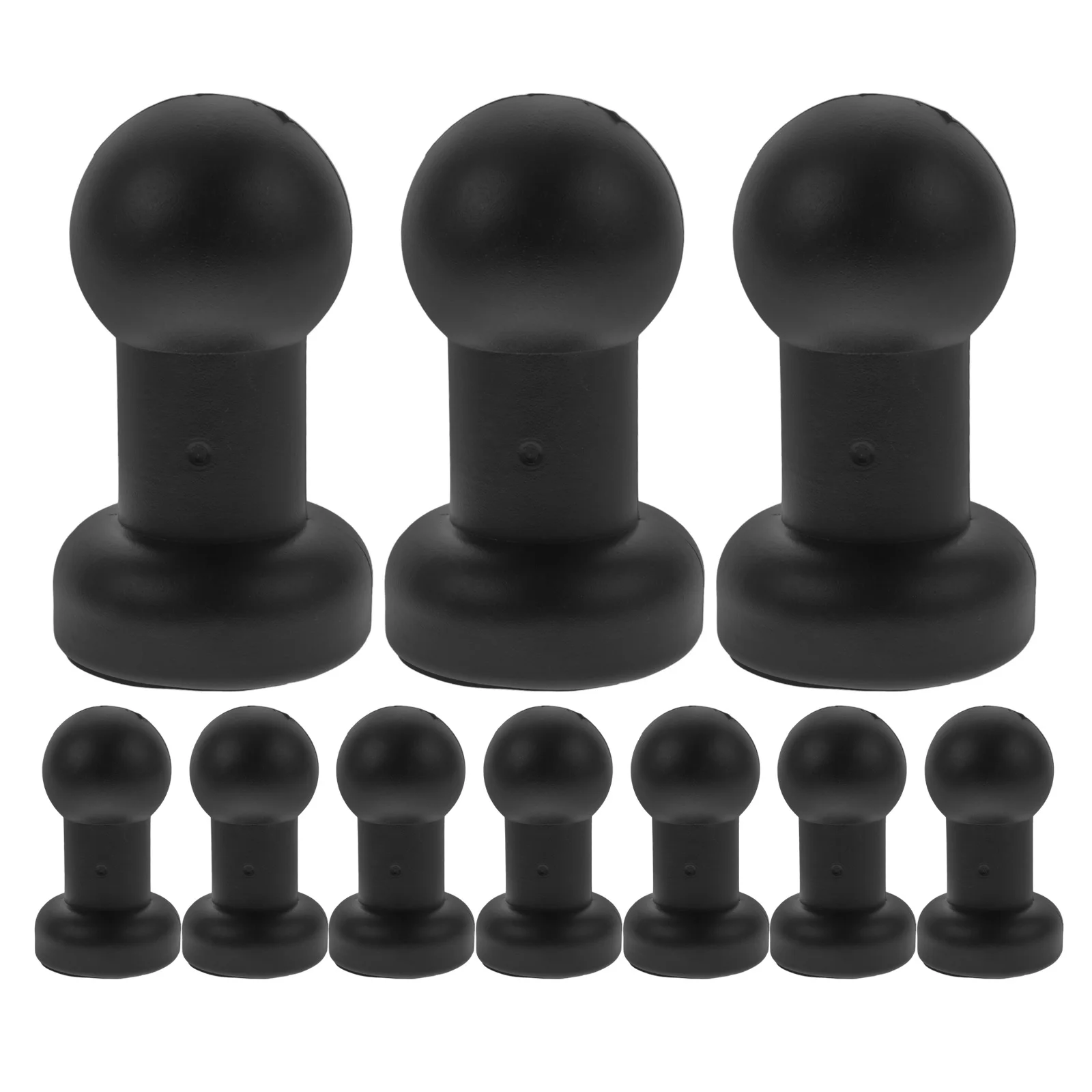 

10Pcs Trampoline Tube Protectors Durable Easy Install Plastic Replacement Rod Caps Trampoline Pole Caps Replaceable Stick Cover