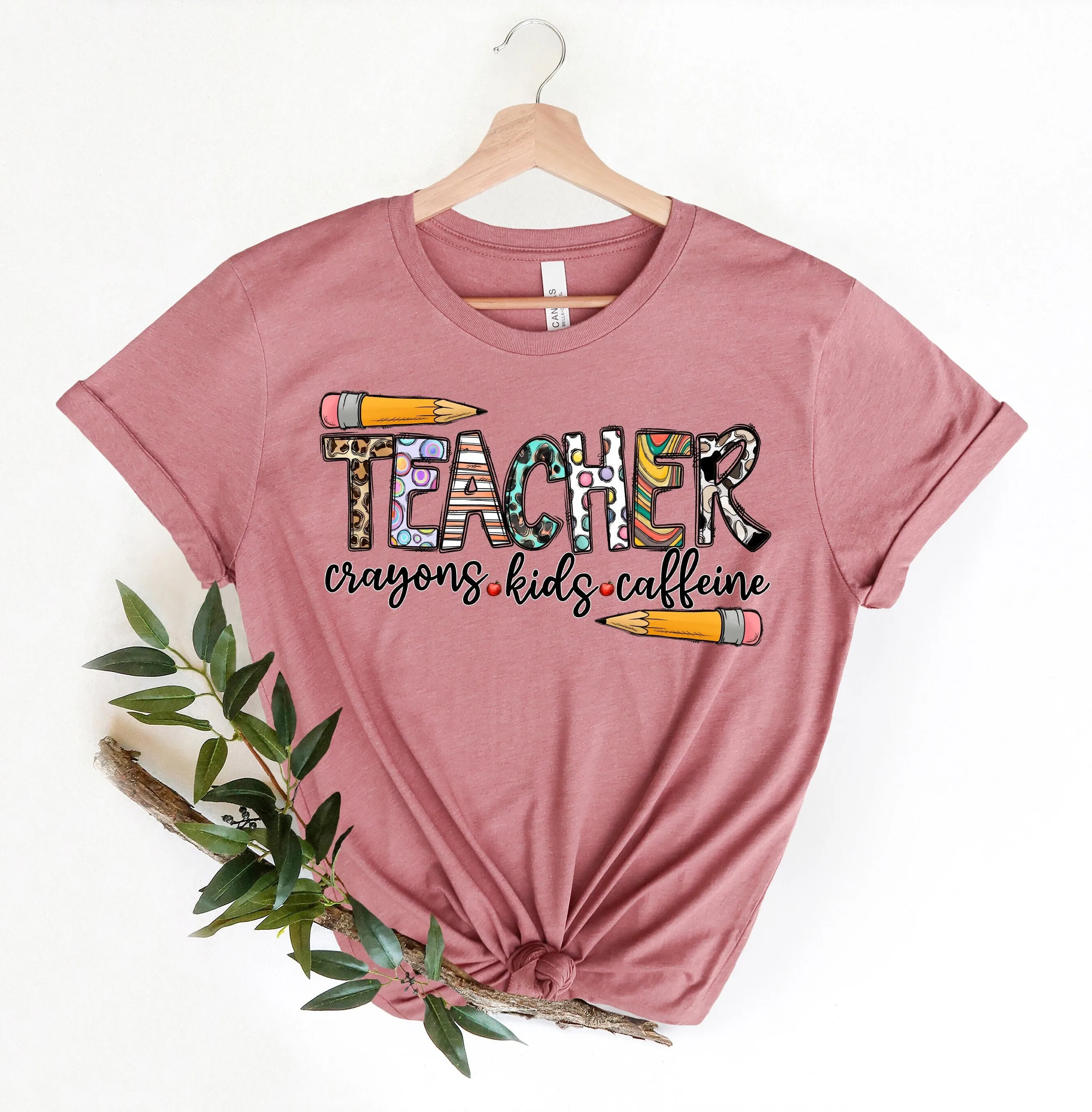 Teacher T Shirt For Women Kindergarten Elementary Inspirational Cute