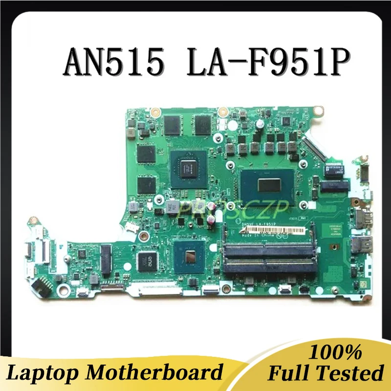 

For Acer Nitro 5 AN515 AN515-52 Laptop Motherboard DH5VF LA-F951P With SR3YY i7-8750H CPU GTX1050TI