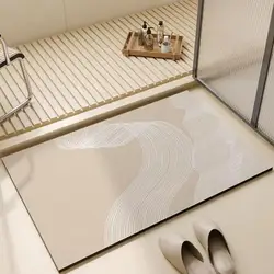 Bathroom absorbent diatom mud toilet non-slip doormat toilet toilet floor mat toilet carpet