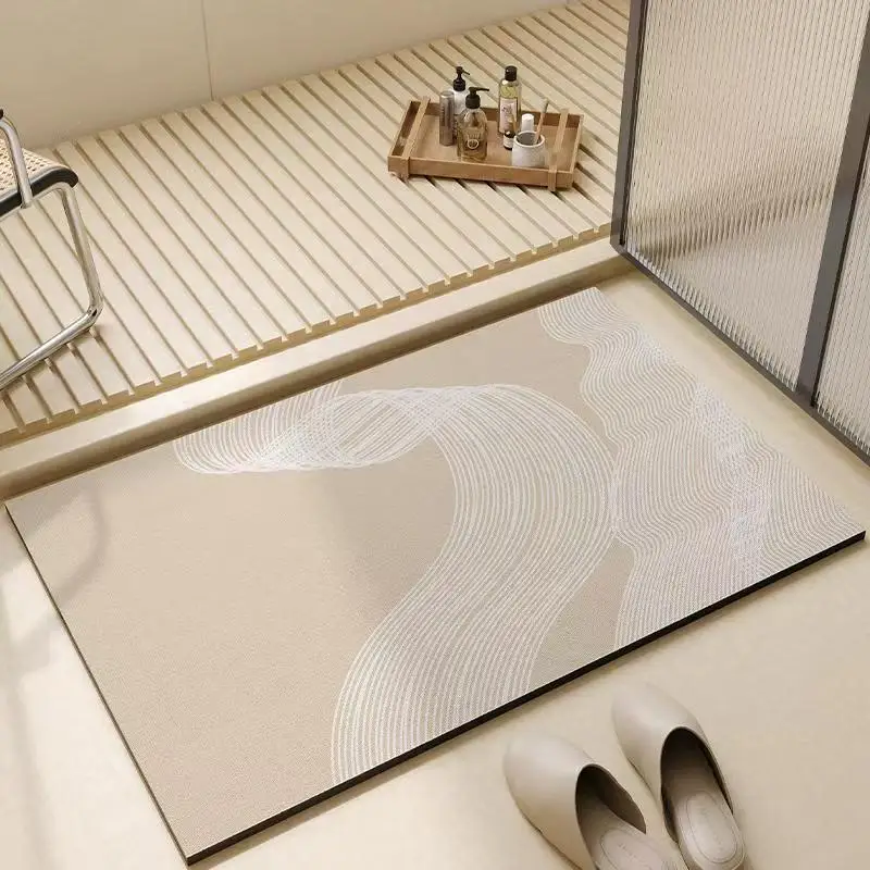 Bathroom absorbent diatom mud toilet non-slip doormat toilet toilet floor mat toilet carpet