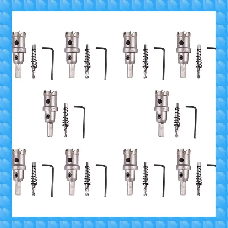 

ETRT 10X твердосплавный наконечник, резак по металлу, сверло из нержавеющей стали HSS, кольцевая пила, размер кольцевой пилы: 25 мм