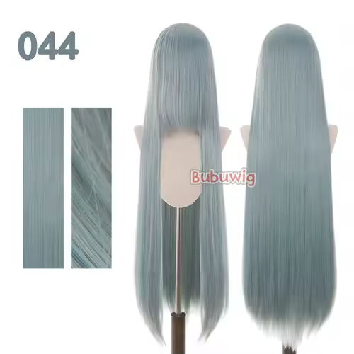 Bubuwig Synthetic Hair 100cm Long Straight Pure Color Cosplay Wigs Over 100 Colors Black White Red Blue Brown Wig Heat Resistant - Image 12