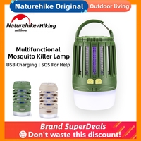 Naturehike New Multifunction Mosquito Killing Lamp Camping Tent Light Lighting Portable Campsite Lamp Ultralight LED Light Lamp