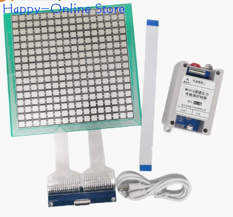 Piezoresistive Array Distributed Flexible Thin Film Pressure Sensor with Multi-point Sensing for Posture Detection FSR