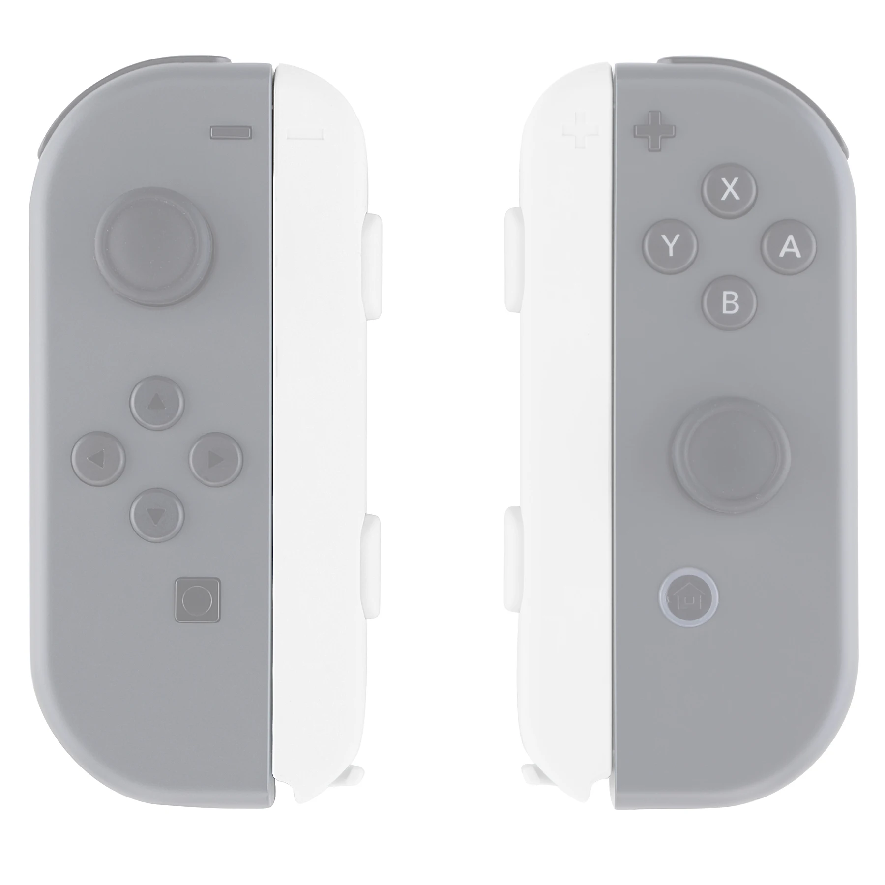 EXtremeRate Replacement Shell Strap dan 2 Pack Wrist Strap Housing Button untuk NS Switch JoyCon