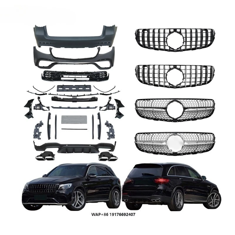 OEM ABS/PP/Carbon Fiber GLC X253 GLC 63 Body Kit for  GLC Class X253 16-19 Upgrade to GLC63